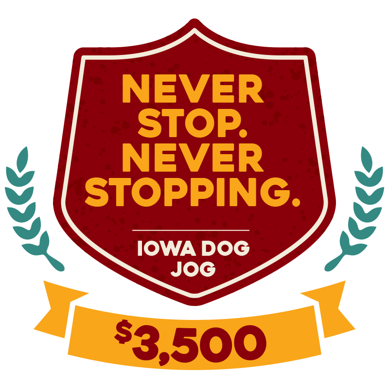 Iowa Dog Jog 2021:MILESTONE:1110
