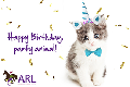 Happy Birthday - Cat eCard